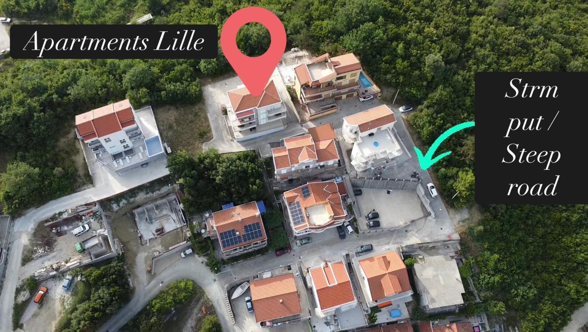Apartments Lille Херцег-Нови Экстерьер фото